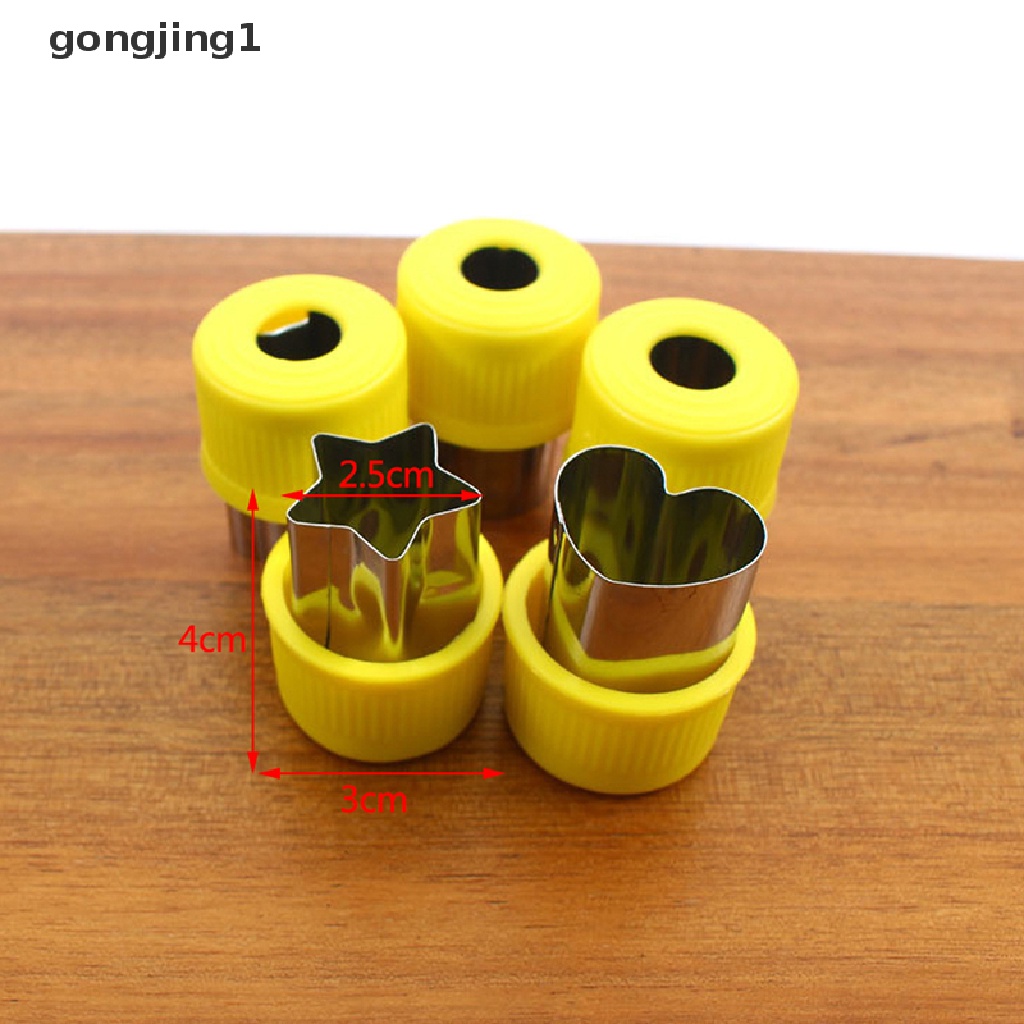5pcs / Set Cetakan Pemotong Sayuran / Buah / Makanan Bentuk Bunga Untuk Aksesoris Dapur