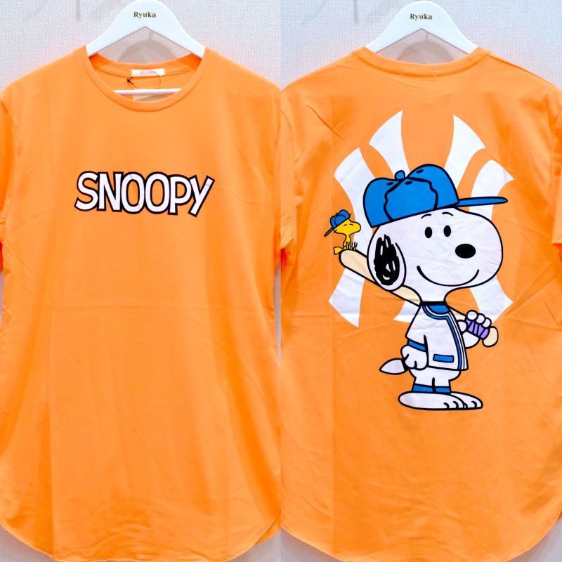 kaos oval/kaos ryuka oval snoopy