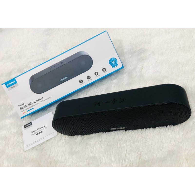 Jual SPEAKER BLUETOOTH FOOMEE HH18 DUAL SPEAKERS HIFI SOUND BASS ...