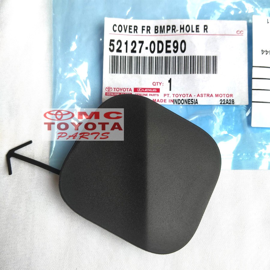 Tutup Cover Derek Towing Bemper Depan Sienta Facelift 52127-0DE90