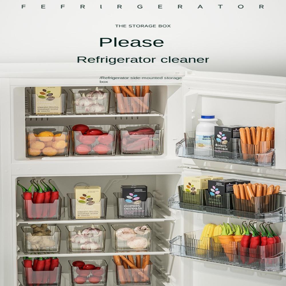 Chookyy Kulkas Organizer Kitchen Gadget Sayur Buah Bumbu Organizer Rak Penyimpanan Makanan Bumbu Box