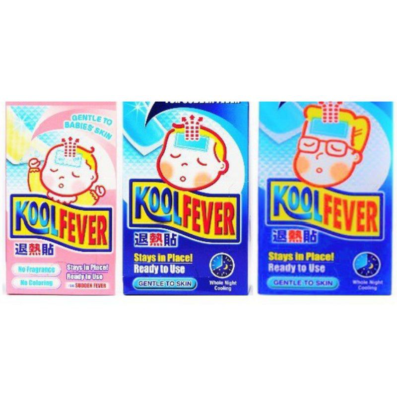 KOOLFEVER / KOOL FEVER / COOL FEVER Bayi | Anak-anak | Kool Fever | Plester Kompres Demam Sachet