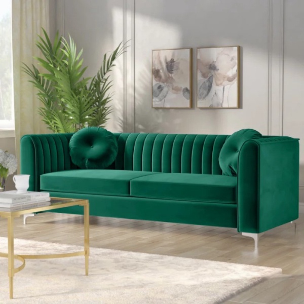 Kursi Sofa Panjang Kaki Besi Terbaru Bangku Sofa Mewah Terbaik