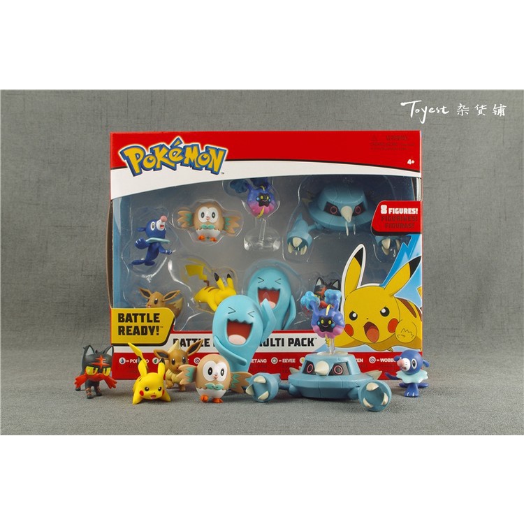 Action Figure Pokemon Battle Figure Multi Pack Set 8 BOX SET