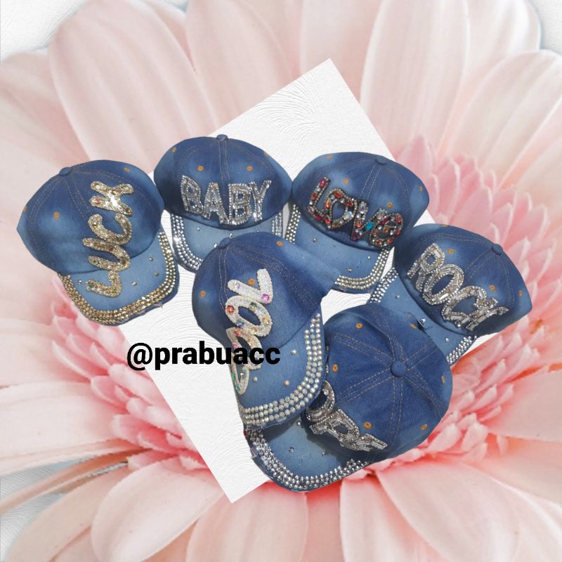 Topi Baseball Jeans Fashion Wash Blink Blink ala Korean Style