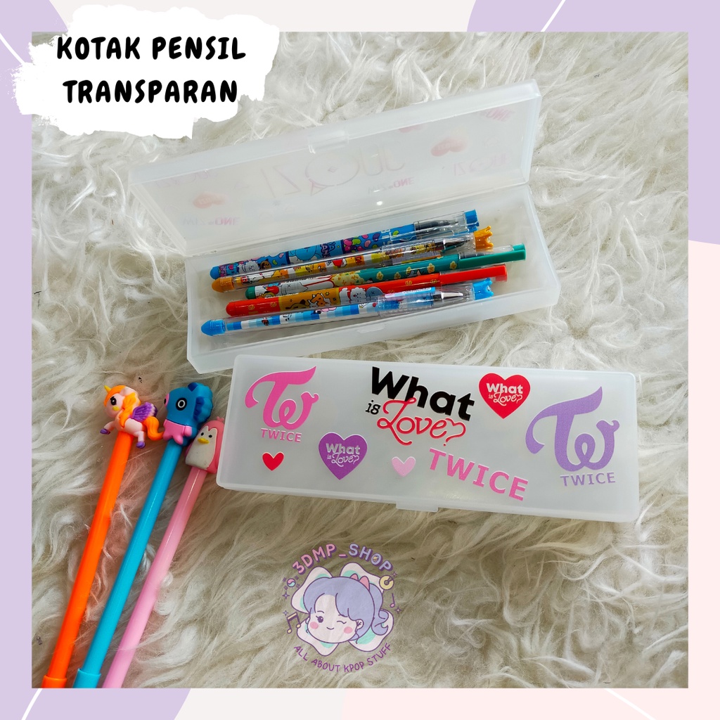 Pencase Pensilcase Pencilcase Kotak Pensil Kpop Izone Exo Blackpink X1 twice got7 got 7