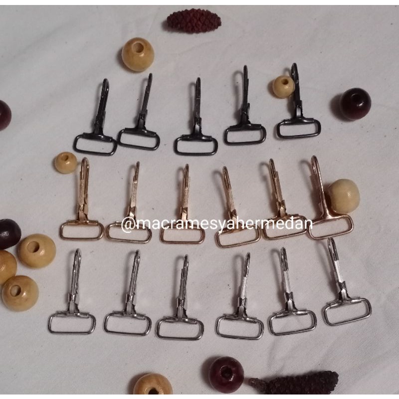 Besi cantolan ganci || tali tas