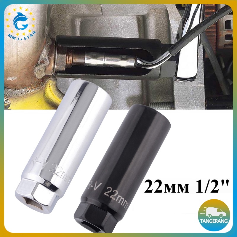 【22mm】Soket Sensor Oksigen/Kunci Sok Sensor Oksigen/Alat Kunci Sensor Oksigen/Oxygen Sensor Removal Socket Wrench