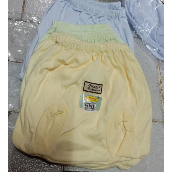 6 pcs Celana pop bayi katun 1-6 bulan / celana kodok bayi / celana pendek bayi unisex katun