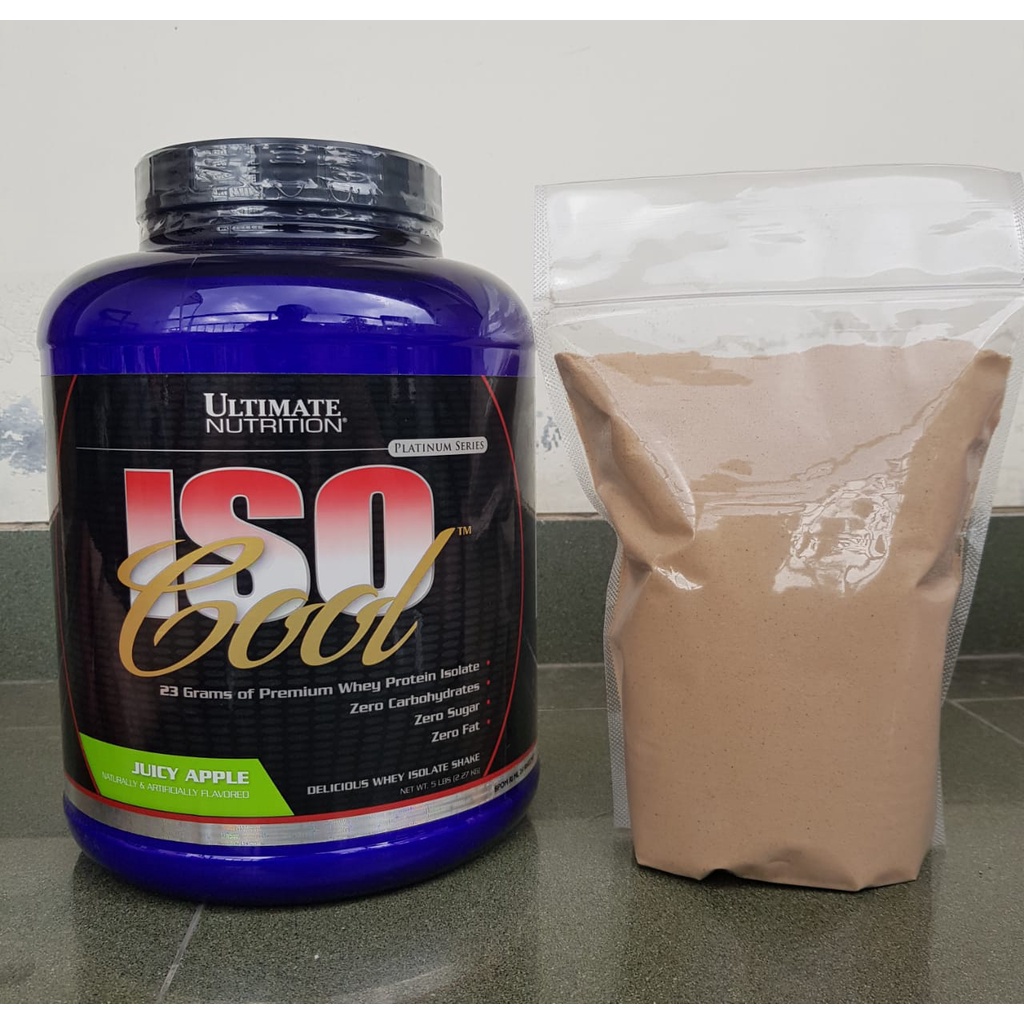 (Bonus Shaker/Sample) Ultimate Nutrition Iso Cool 1 Lbs Eceran (450 gram)