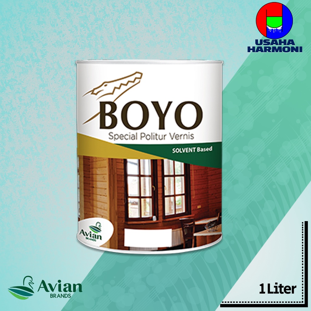 Cat Politur Kayu Boyo | Ukuran : 1 Liter