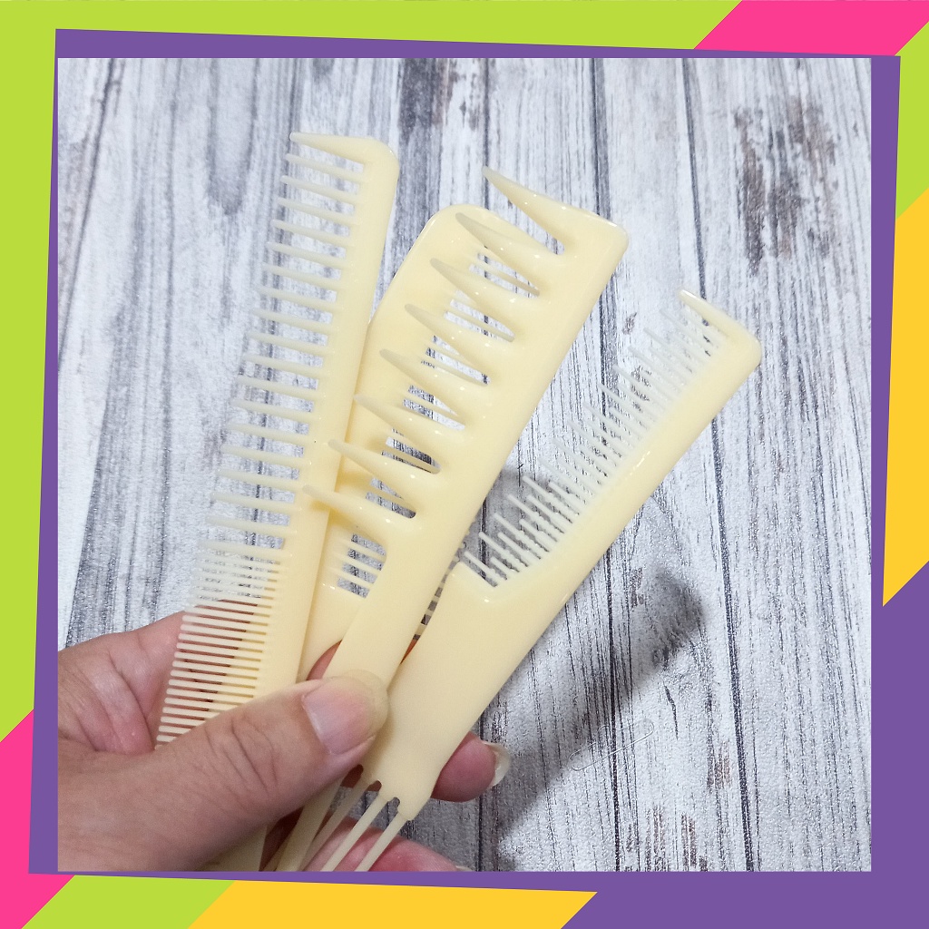 1822 / Sisir rambut salon profesional 1 set 8pcs anti static hair combs