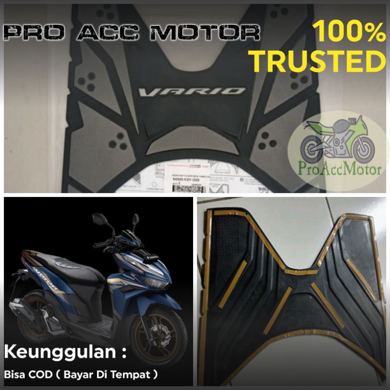 Karpet pijakan kaki new Vario 125 2022-2023 original ahm terbaru
