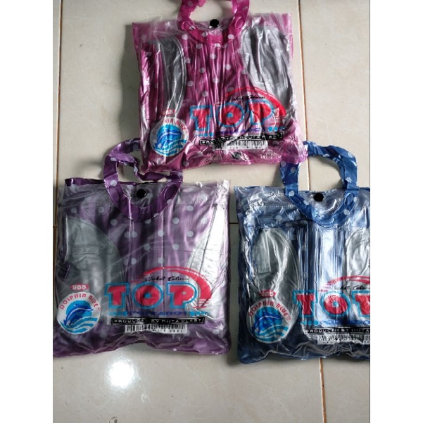 JAS HUJAN JAKET CELANA /STELAN POLKADOT DOLPIN/985