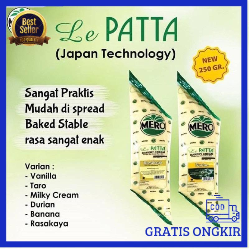 

LEPATTA BAKERY CREAM 250GRAM -Terlengkap-Termurah-Berkualitas