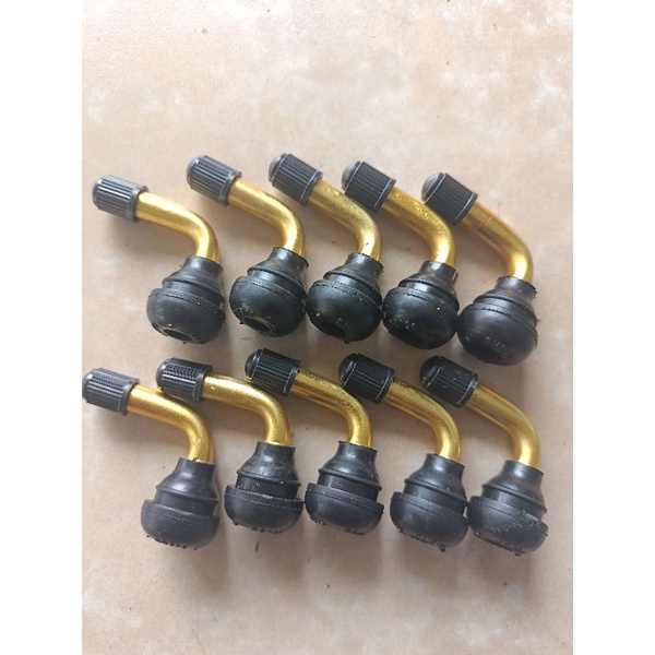 Pentil Ban Tubeless Sepeda Listrik Bengkok