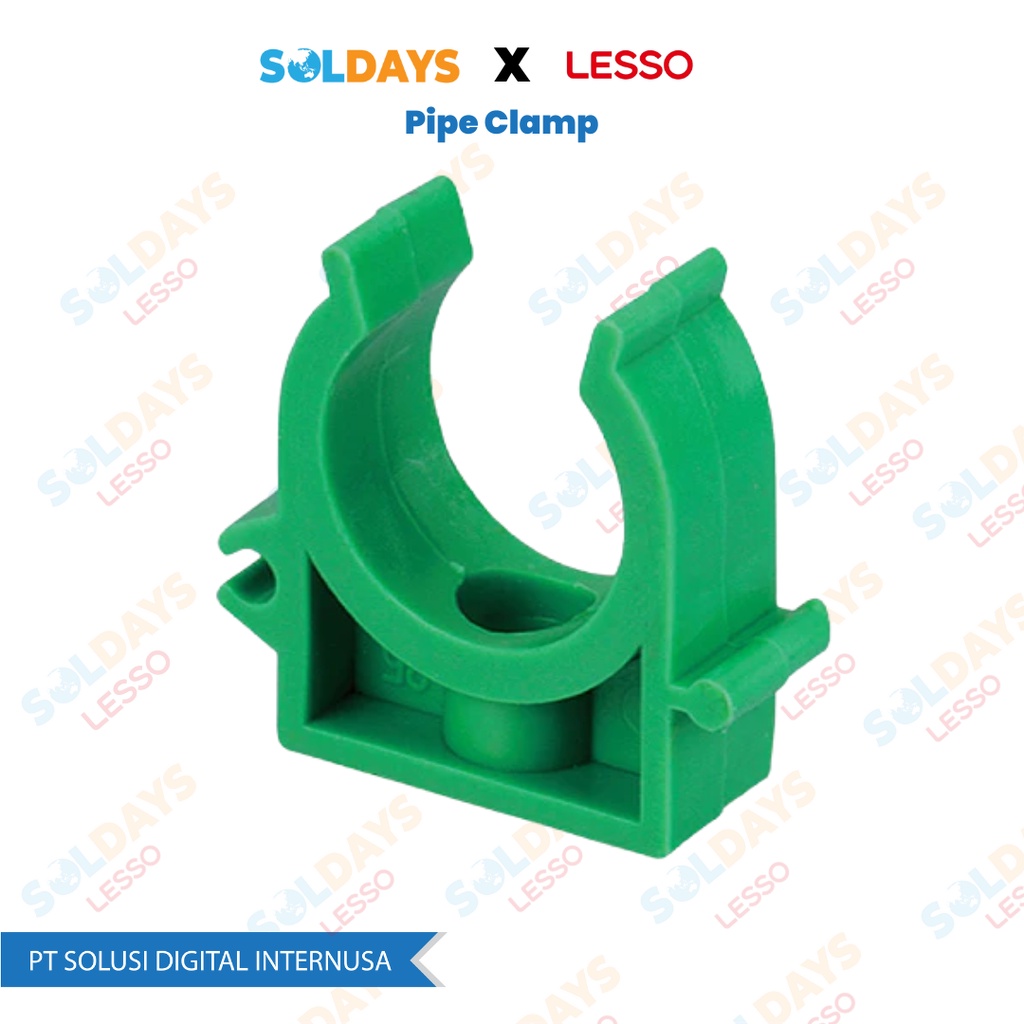 Lesso PPR Pipe  Clamp dn20 1/2&quot; / Klem Pipa PPR 20mm 1/2 inch