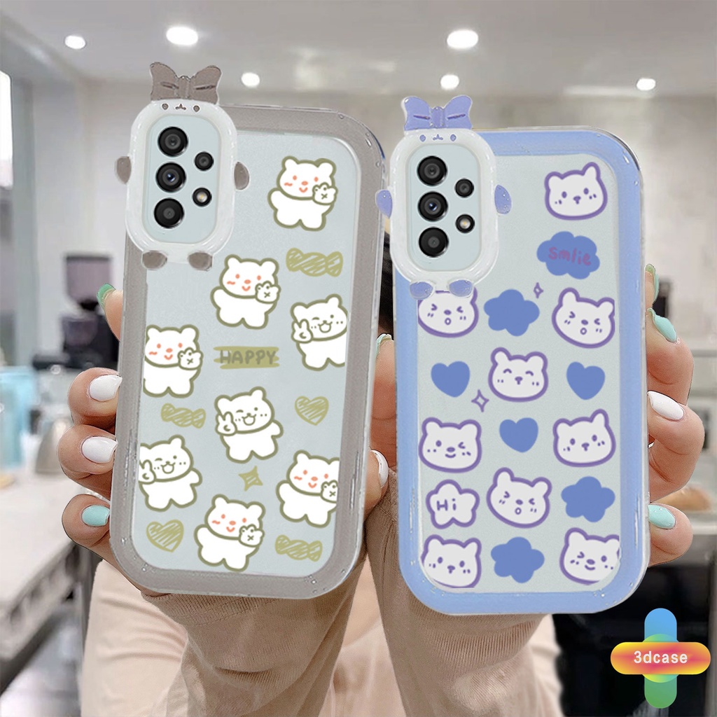 Soft Case Pelindung Kamera Motif Hati Untuk Samsung A32 A13 A52 A12 A03 A51 A22 M22 M32 A04S M23 F23 A03S A23 A50 A02S A20 A50S A30S A52S A30 M12 A125 A13 Life F12 M10S