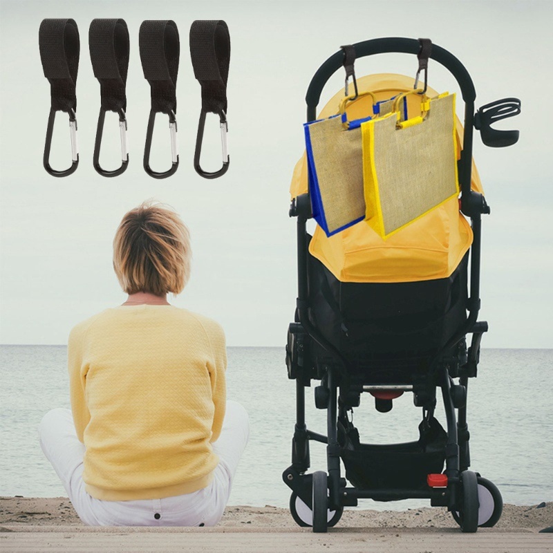 Mary Non-slip Stroller Hooks Stroller Gantungan Klip Untuk Gantung Dompet Tas Popok Mommy Bag Grocery Bags School Bag Baby