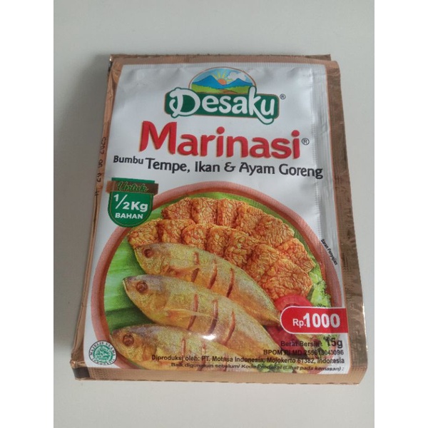 Marinasi Desaku / Bumbu Marinasi Ecer / Marinasi 1000 1 Sachet