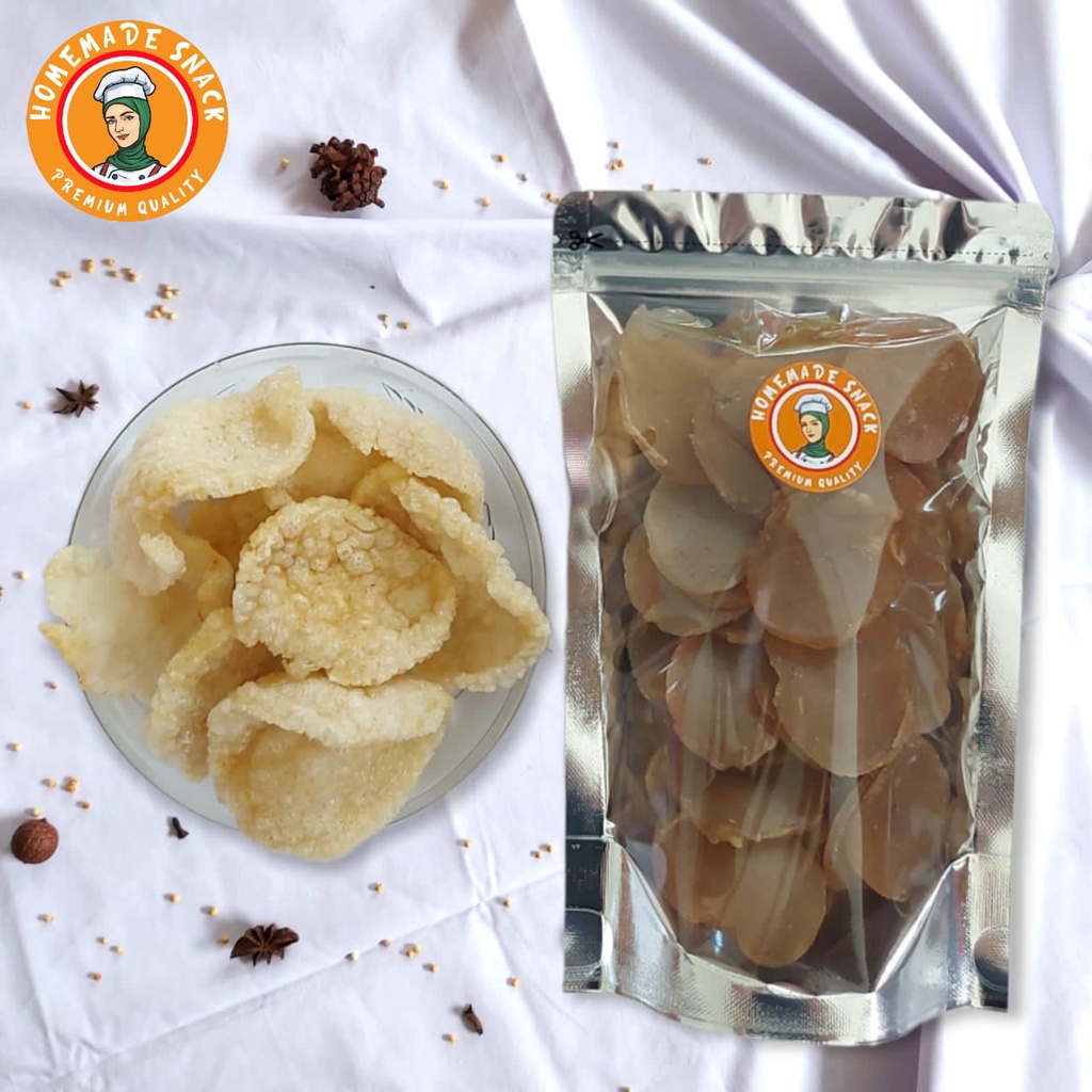 

Homemade Snack - Kerupuk Rambak Bulat Krecek Bulat Kerupuk Mentah Snack Halal Kualitas Premium