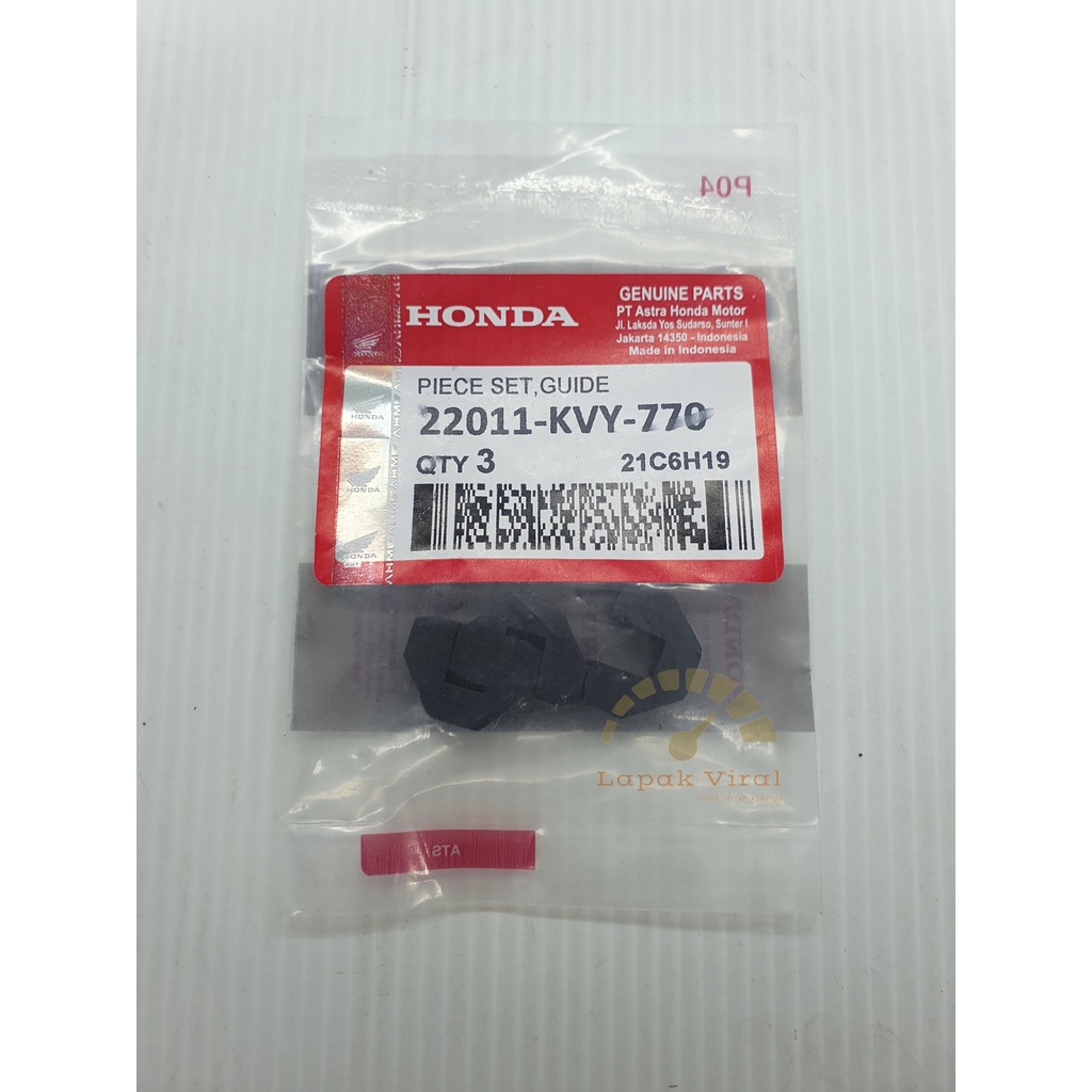 Piece Slide Klip Rumah Roller Karet Tutup  Slider Honda Variol Beat 22011-KVY-770