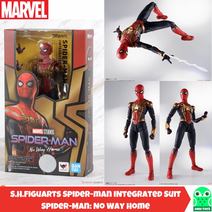 SHF Spiderman Integrated suit Spiderman No Way Home MISB Ori Bandai