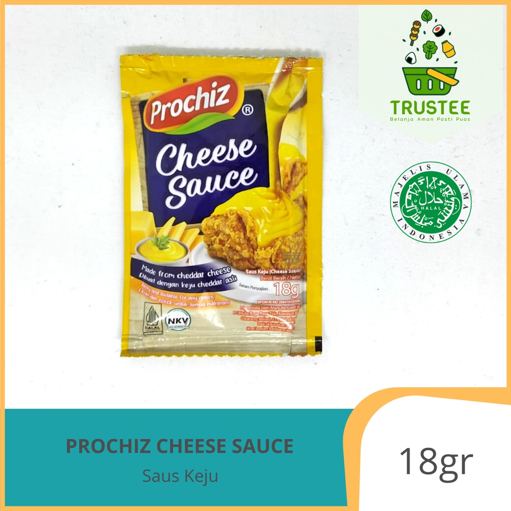 Prochiz Cheese Sauce 18gr Saus Keju Cheddar Chedar Asli Ecer 1 Sachet