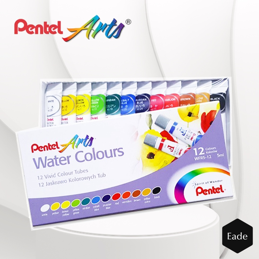 

Cat Air Pentel Arts 12 Warna Water Colours Paint - WFRS 12
