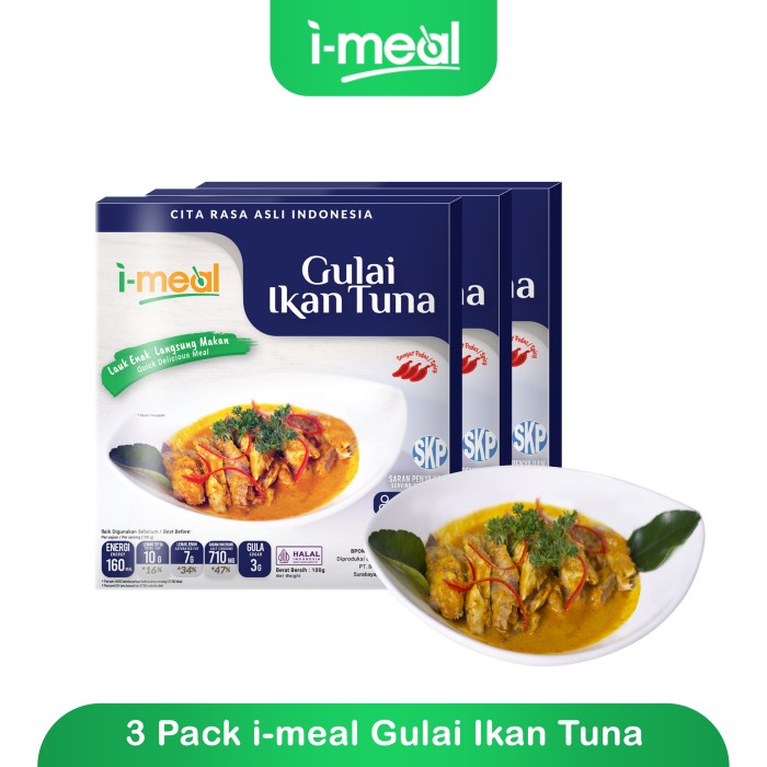

Gulai Ikan Tuna 100 g i-meal Siap Makan - 3 pcs