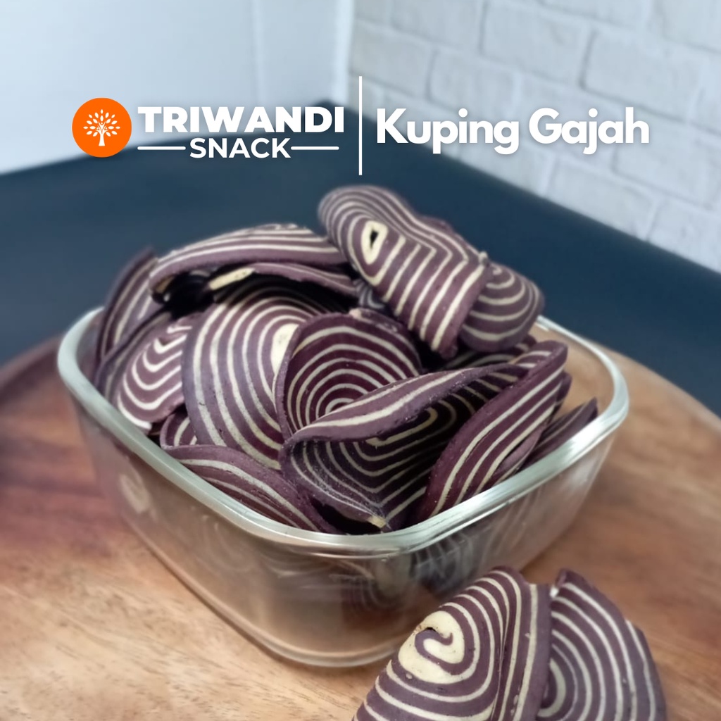 

Kue kuping gajah kue kemasan 100 - 250 gr TRIWANDI SNACK oleh oleh bandung