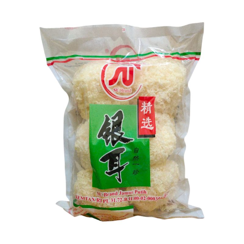 SU brand Jamur Putih / Jamur es [ white fungus ] 500gr