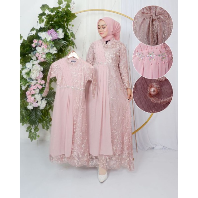 GAMIS COUPLE IBU DAN ANAK| GAMIS| GAMIS TERBARU| GAMIS PESTA| GAMIS TILE| GAMIS KONDANGAN| GAMIS