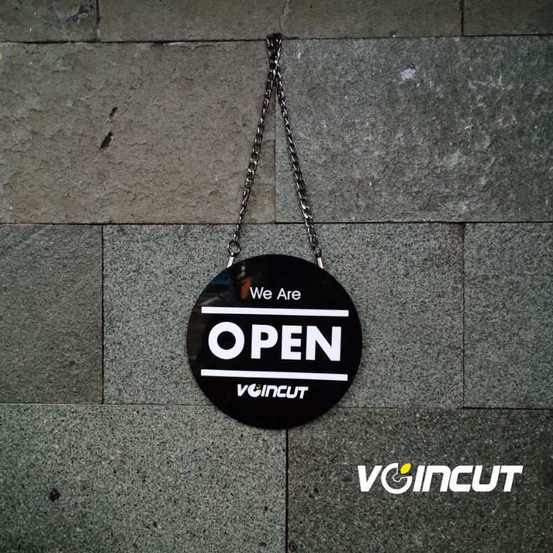 

AKRILIK OPEN CLOSE TIMBUL GANTUNGAN FULL AKRILIK TIMBUL