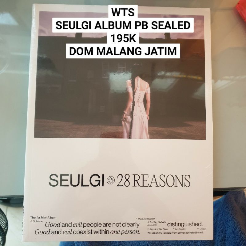 ready album seulgi 28 reasons photocard poca pc irene wendy joy yeri red velvet ribbon wedding jahit