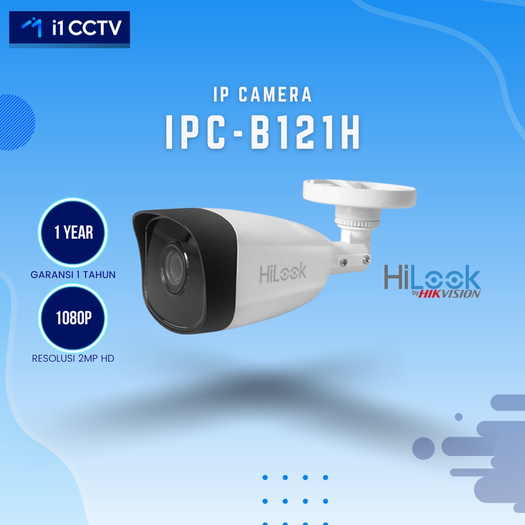 IP CAMERA CCTV HILOOK IPC-B121H 2MP OUTDOOR