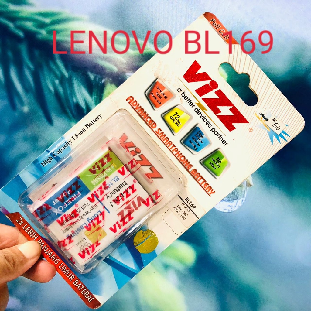 MINIGO NEW BATERAI VIZZ LENOVO BL-169/ BL-189/ BL-192/ BL-197/ BL-204/ BL-205/ BL-208/ BL-210/ BL-212/ BL-217/ A690/ A706/ A390