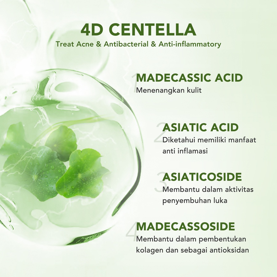 YOU AcnePlus Spot Care Acne Treatment | 4D Centella Asiatica Niacinamide Herbal Obat Jerawat - CO