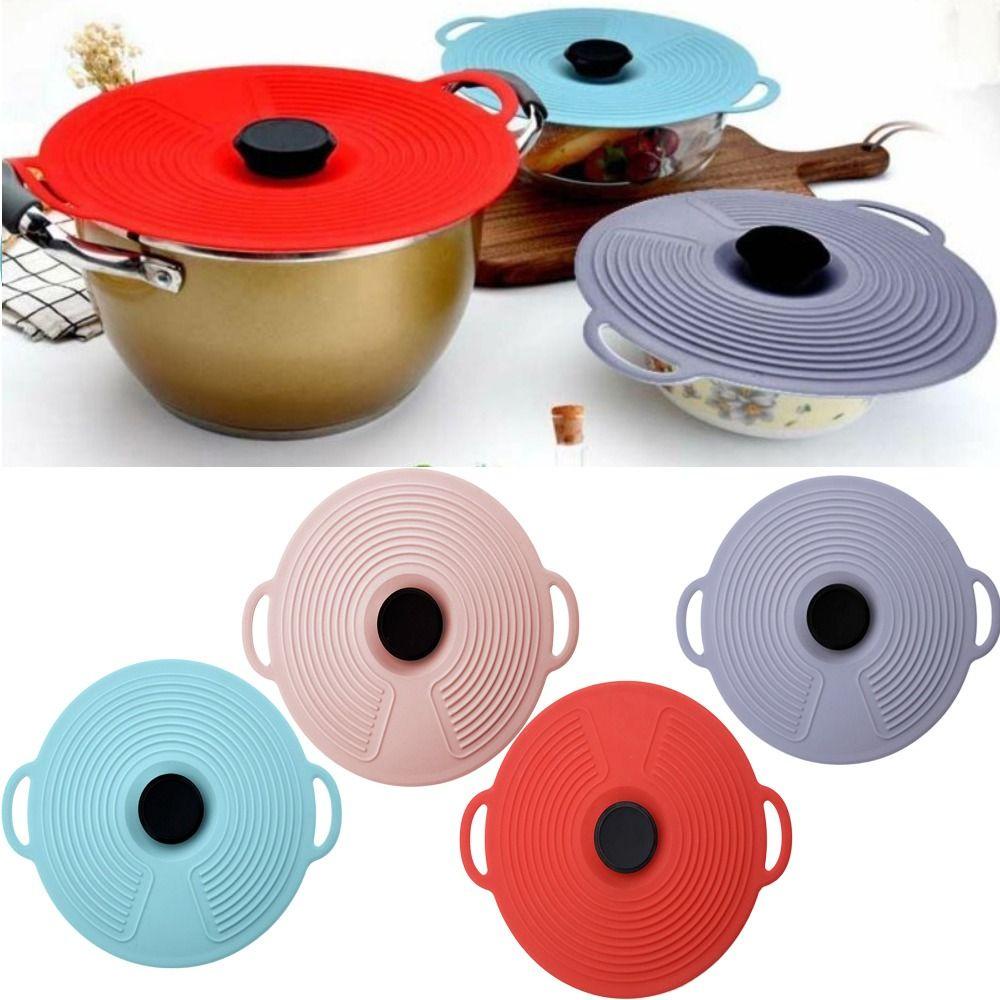 Top Silikon Penutup Tutup Panci Panci Rumah Tangga Reusable Multifungsi Alat Masak Makanan Fresh Keeping Cover