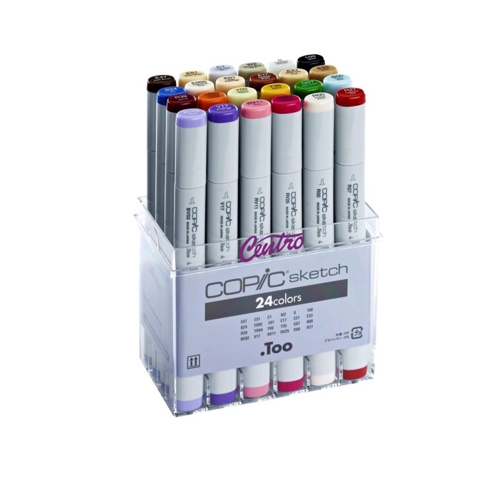 

[COD AKTIF] Copic Sketch Marker Set 24 Basic Colour
