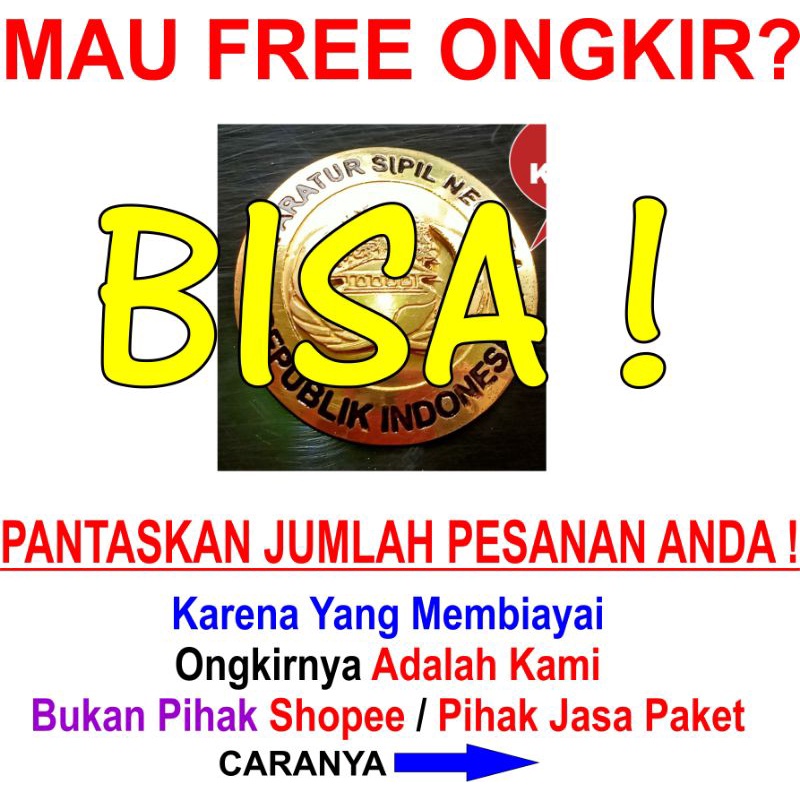 Mau Gratis Ongkir ? Bisa ! Pantaskan Jumlah Pesanan Anda