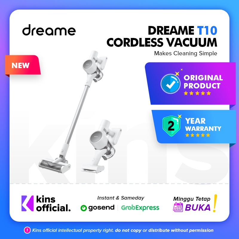 Dreame T10 Handheld Wireless Vacuum cordless Penyedot Debu Original