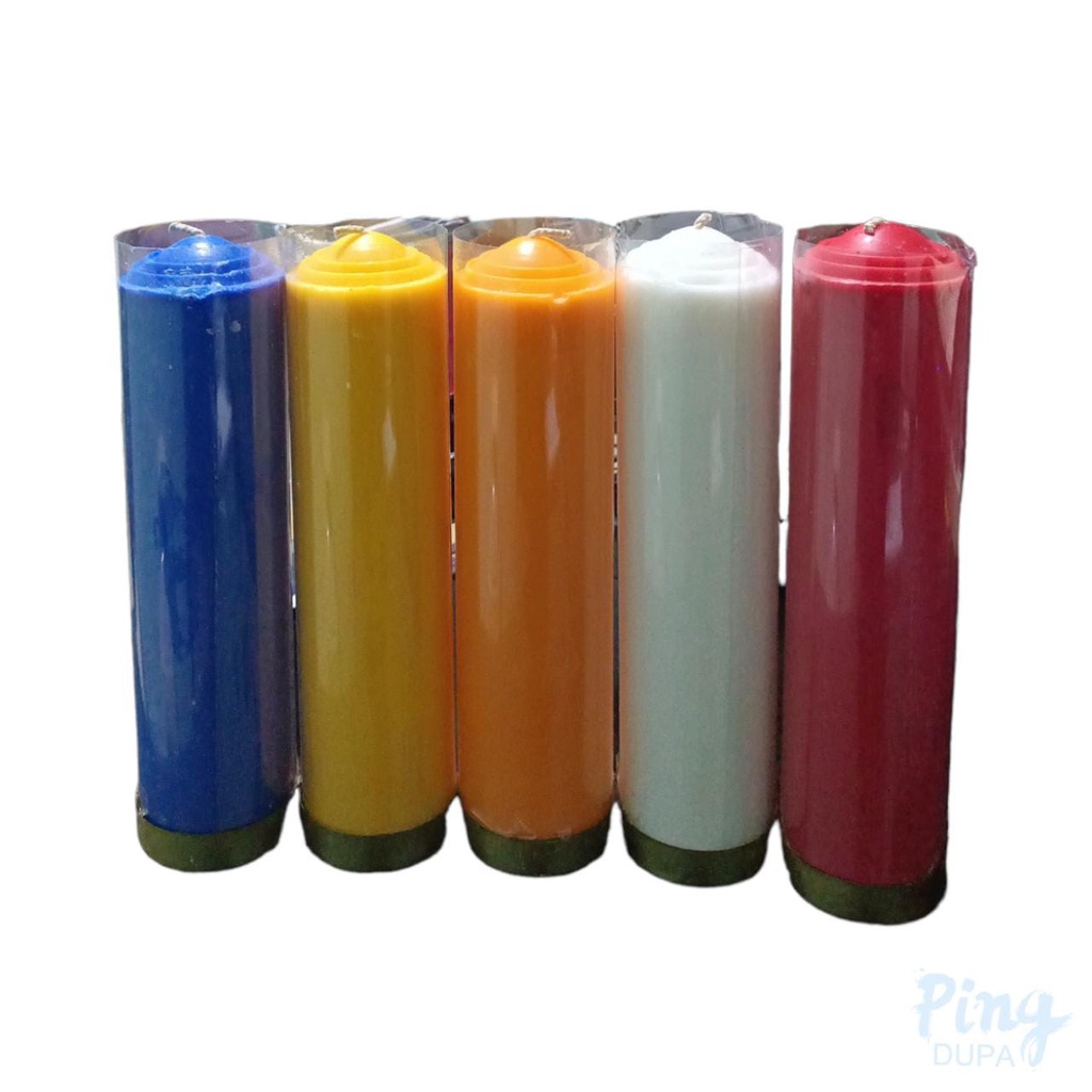 Lilin Puja 5 Warna 2 Kati Nyala 24 Jam Tinggi 25 Cm Cocok Untuk Acara Keagamaan