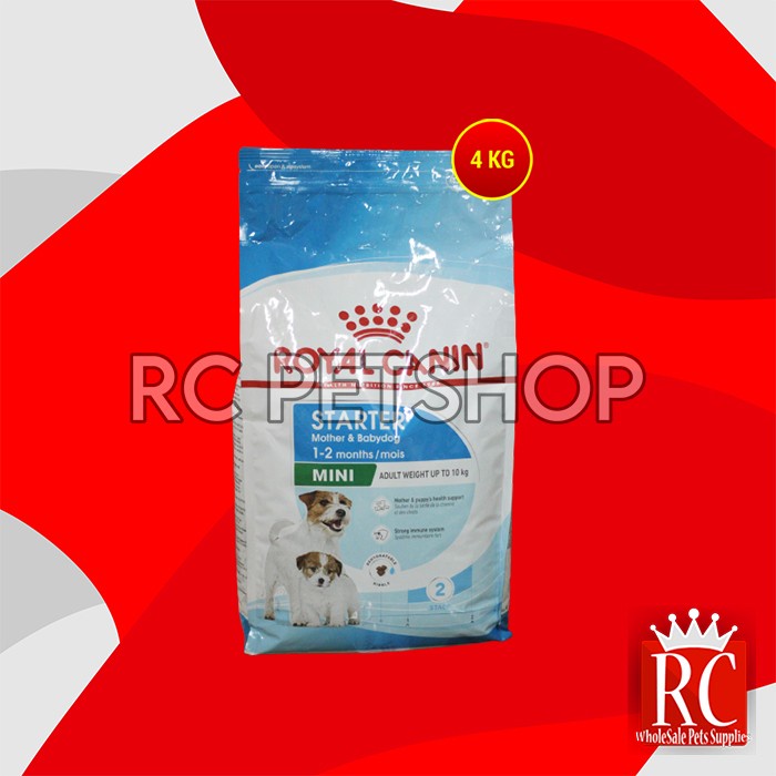 Makanan Anjing Royal Canin Mini Starter Mother and Baby Dog 4Kg