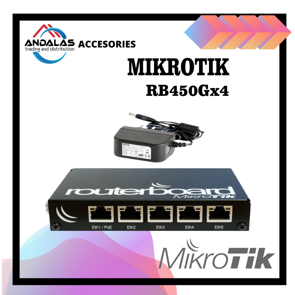 ROUTER WIFI WIRELESS MIKROTIK RB450 GX4