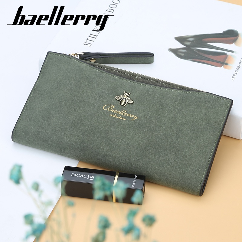 BAELLERRY N1093 Dompet Wanita Panjang Bahan Kulit PU Leather Premium WATCHKITE WKOS