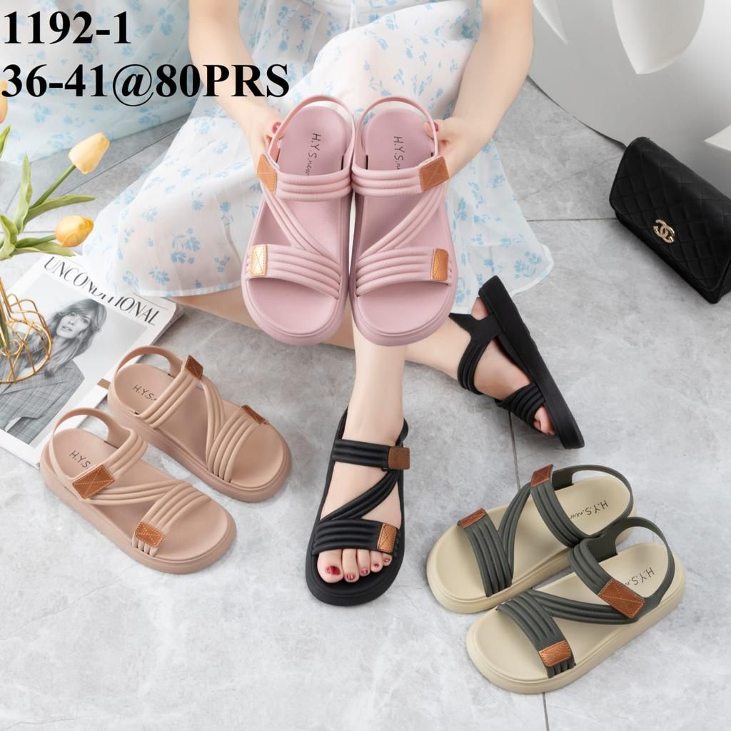 Sandal Jelly Wanita TALI GEMMIE Import Tebal / Sendal Wanita Jelly Karet