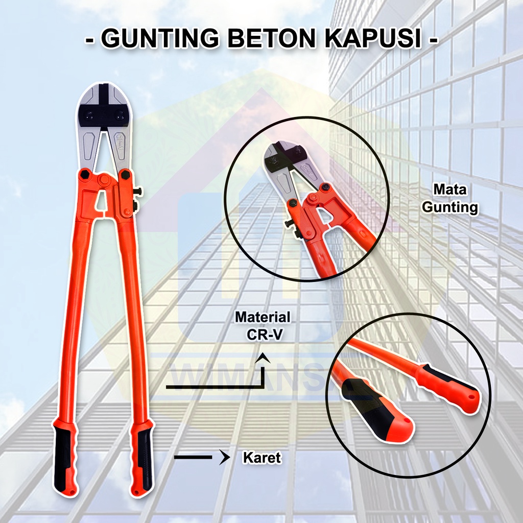 

GUNTING BETON KAPUSI - BOLT CUTTER