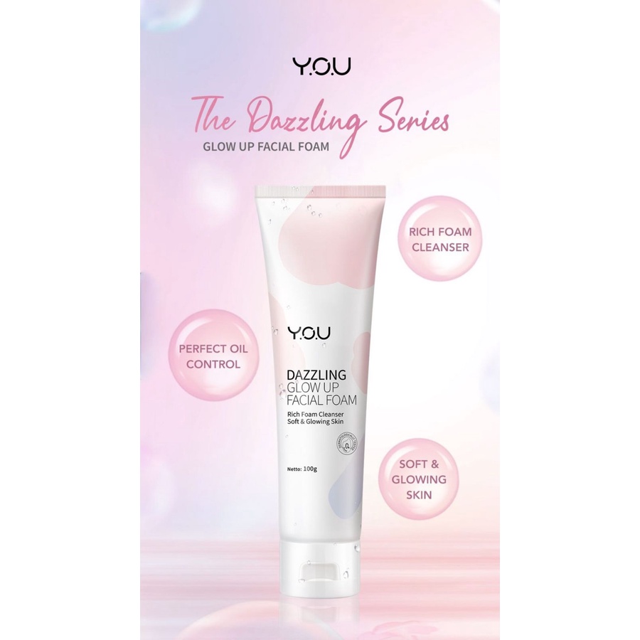 PAKET SKINCARE YOU THE DAZZLING GLOW UP SERIES Y.O.U