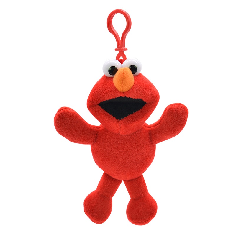 Street Sesame Elmo 4&quot; Plush Doll Boneka Mainan Merah Lembut Boneka Mainan Ornamen Hadiah